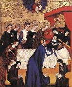 MASTER of Heiligenkreuz The Death of St. Clare oil on canvas